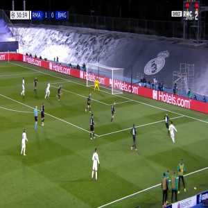 Real Madrid [2] - 0 Borussia Mönchengladbach - Karim Benzema 32'