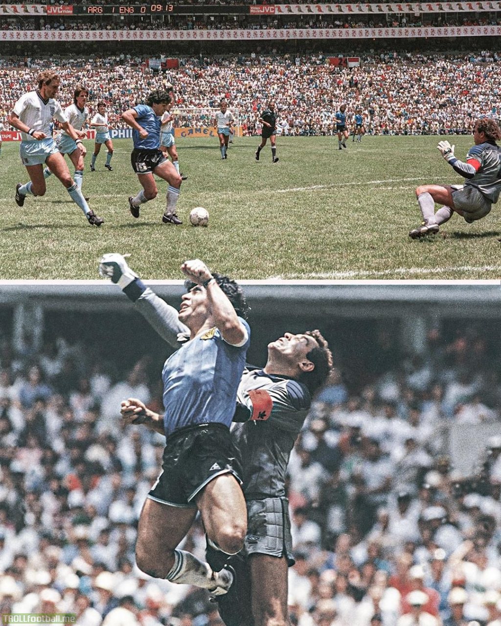 OTD June 22nd 1986, 35 years ago Diego Maradona scored the 2 most iconic goals in history in a World Cup Quarter Final vs England. The “Goal of the Century” and the “Hand of God”, both goals came just 4 minutes apart.