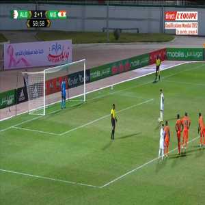 Algeria [3]-1 Niger - Riyad Mahrez penalty 59'