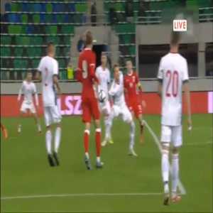 Hungary U21 1-[1] Poland U21 - Adrian Benedyczak penalty 61'