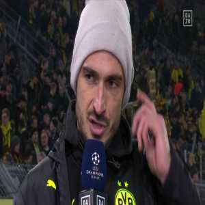 [BVBNewsblog] Mats Hummels Postgame: “I have no idea how a referee on Champions League level decides to give a red for this”