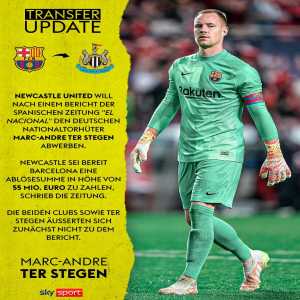[Sky Sport] 🚨| According to @SkySportDE, Newcastle United have offered €55M to FC Barcelona for Marc-André ter Stegen.
