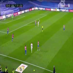 Luka Modric vs Atletico Madrid players