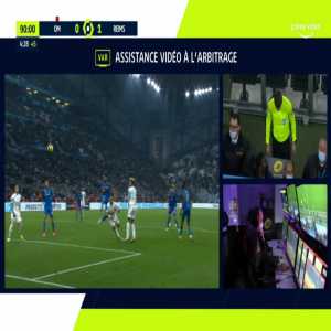 Marseille [1]-1 Reims - Dimitri Payet penalty 90'+8'