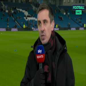 Gary Neville: “Balogun’s gone on loan, Maitland-Niles has gone on loan, Xhaka has got a red card - that’s not the fault of anybody else. Teams have been calling games off based on whether they’ve got their best squad. It should be rejected [#afc request].”