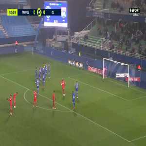 Troyes 0-1 Lyon - Moussa Dembele penalty 33'