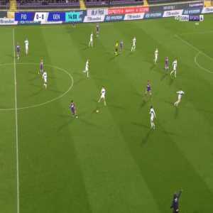 Fiorentina 1-0 Genoa - Alvaro Odriozola 15'