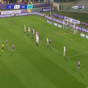 Fiorentina 3-0 Genoa - Cristiano Biraghi free-kick 42'