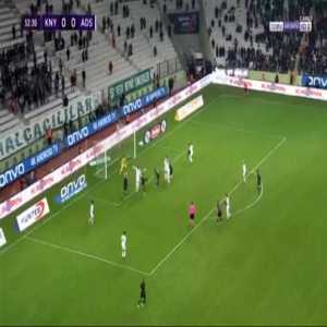 Konyaspor 1-0 Adana Demirspor - Soner Dikmen 53'