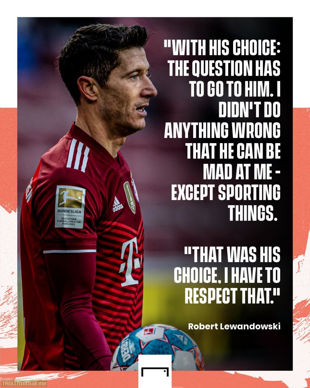 Robert Lewandowski speaks on Lionel Messi leaving him out of his top three in The Best Men's Player voting 🗣