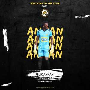 [Maryland Bobcats FC] Adding some safe hands. Felix Annan signs for 2022 Accra, Ghana, @WAFAcademySC, @AsanteKotoko_SC w multiple trophies, all levels of @ghanafaofficial, Senior NT for the #AFCON19 In Egypt, Please join us in welcoming Felix to the club! #ForAll *pending league + USSF approval