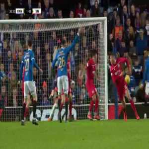 Rangers 2-0 Stirling - James Tavernier penalty 37'
