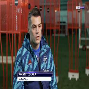 Xhaka (Team after his sending off at Anfield) “I say a big thank you for the team after the game because maybe for the first time after I get the red card they didn’t smash us (laughs)”