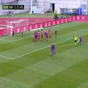 Barcelona W [2] - 0 Atlético Madrid W - Caroline Graham Hansen 24’ (great goal)