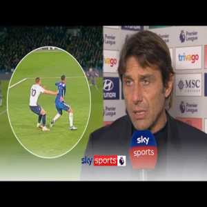 Conte: "To disallow this goal, in England, was incredible... But I was more upset with the yellow card on Tanganga... In the last few years the level of the squad has decreased, instead of improving." | Sky Post-Match Interview