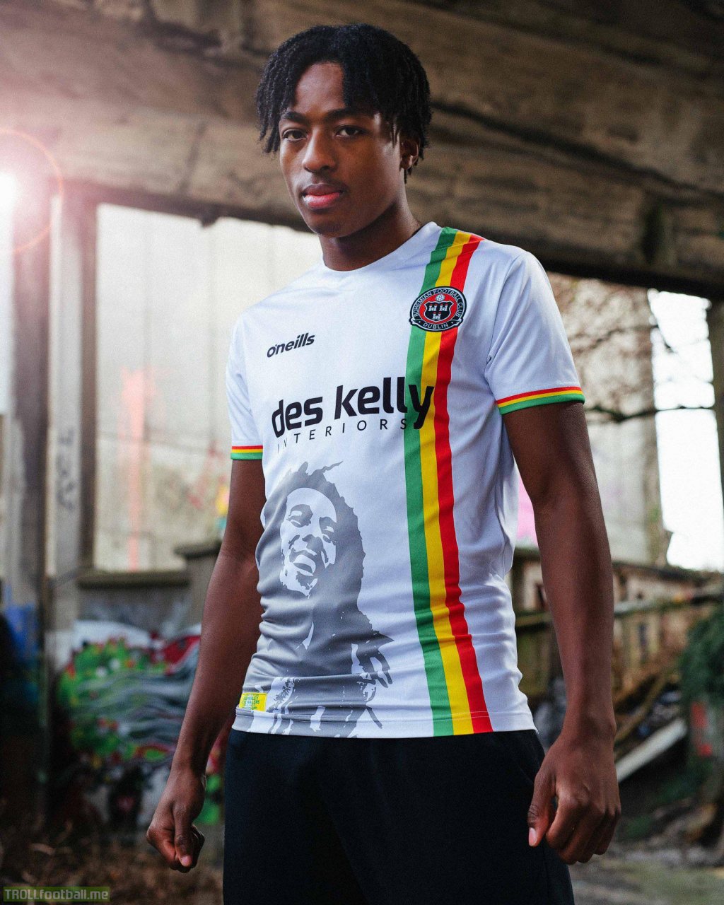 Bohemian FC x Bob Marley 2022 away jersey launches