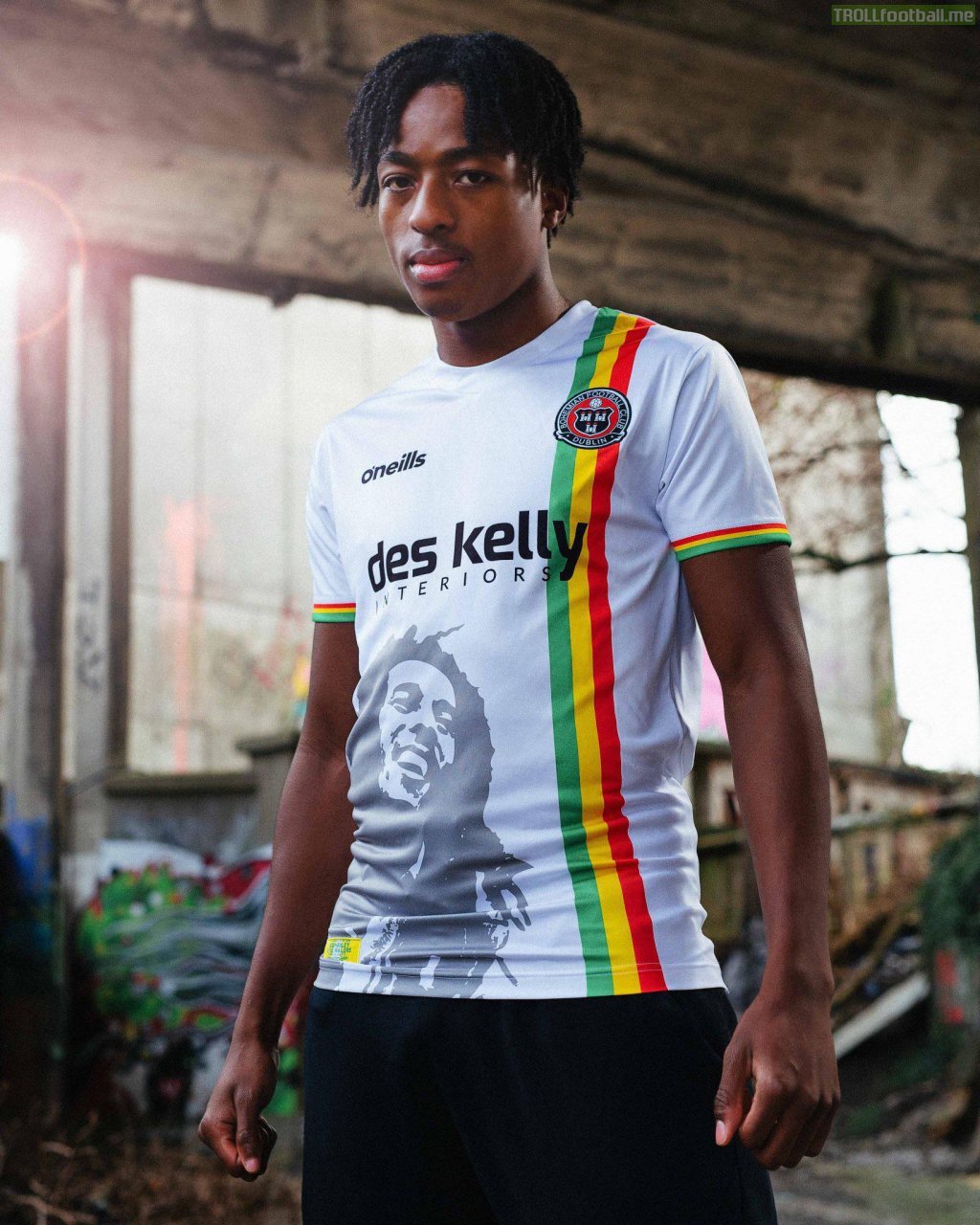 Dublin side Bohemian FC release Bob Marley inspired away kit for the 2022 League of Ireland season