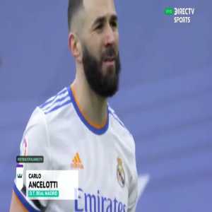 [DIRECTV Sports] Carlo Ancelotti: "Benzema missing the penalty was my fault. I told him that opponents are analysing his penalties and that he should change the direction. He changed it and missed. I should have stayed quiet."