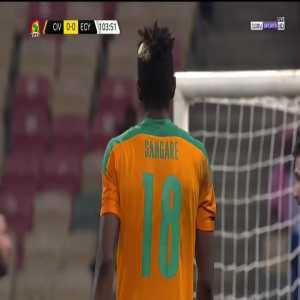 Gabaski (Egypt) fantastic save vs Ivory Coast 104'