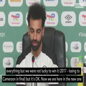 Mo Salah : "Of course I want to win something with the NT, it's my country, what I love the most. This trophy for me would be completely different, would be the closest to my heart"