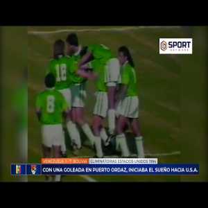 Highlights from Bolivia's Last WCQ Away Win in 1993: Venezuela 1 Bolivia 7