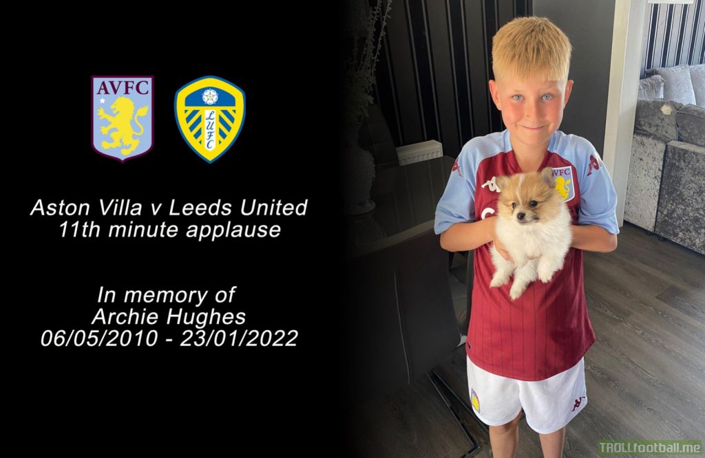 Some friends are trying to organise an 11th minute applause at the Leeds match for a young fan who recently lost his life. I hope you don't mind me sharing and spreading their efforts.