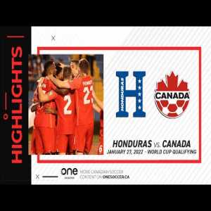 Excellent goal in Canada vs Honduras