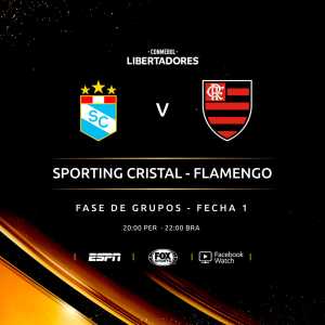 [CONMEBOL] Following the cancellation of the curfew in Lima, the match between Sporting Cristal and Flamengo WILL be played tonight.