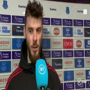 David De Gea: "Everton played on Wednesday, they were tired, they were a bit nervous, you could feel it. Even with that, we lose the game. It's a disgrace from us to be honest... We don't score and we don't create, that's the problem." | Post-Match Interview