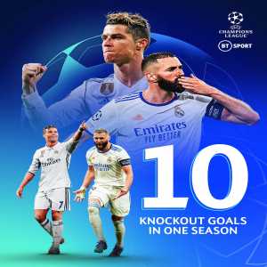[btsportfootball] The most knockout stage goals in a single Champions League season
