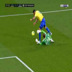 Andriy Lunin (Real Madrid) penalty save against Cadiz 61'