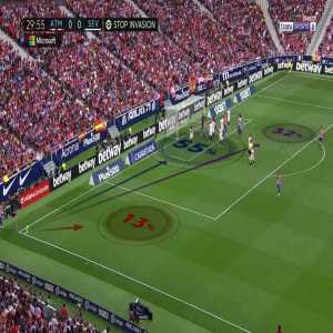 Atlético Madrid 1-0 Sevilla - Jose Maria Gimenez 30'