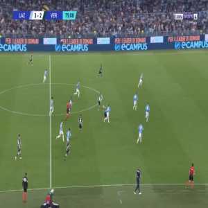 Lazio 3-[3] Verona - Martin Hongla 76'