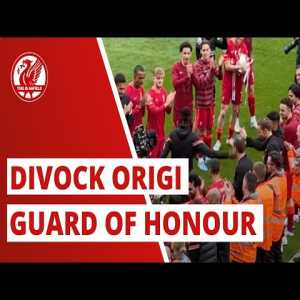 Divock Origi given SPECIAL guard of honour