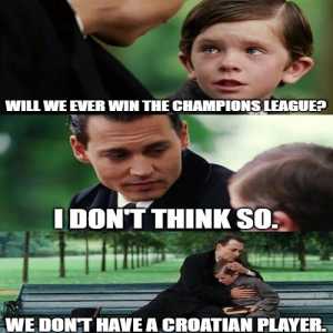 [HNS] Croatian FA's meme about Croatians winning UCL titles 10 years in a row