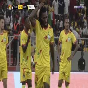 Sessi D'Almeida (Benin) straight red card against Senegal 51'