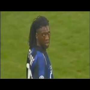 Vintage Clarence Seedorf performance with 2 screamers against Buffon