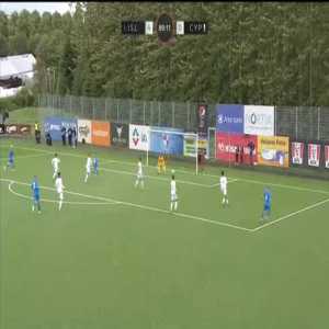 Iceland U21 5-0 Cyprus U21 - Kristian Hlynsson 90'
