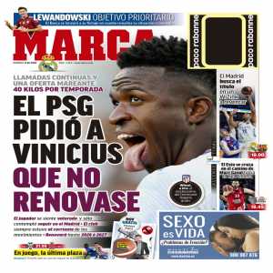 [Mario Cortegana] Between November and March, PSG repeatedly asked Vinicius to not renew, promising him €40m per season if he chose not to extend his contract with Real Madrid