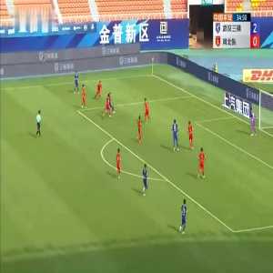Wuhan Three Towns (3)-0 Hebei - Nicolae Stanciu nice goal
