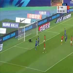 Guangzhou FC 1-(1) Wuhan Three Towns - Nicolae Stanciu free kick goal
