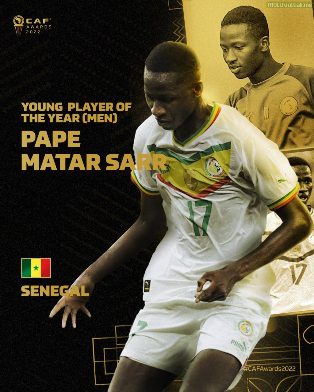 CAF Young player of the year (Pape Matar Sarr)