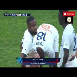S. Touré Red Card 79' - Olympique Marseille 0-2 AC Milan