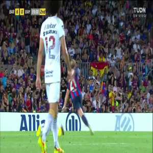 FC Barcelona 6-0 UNAM [Joan Gamper Trophy]: Frenkie de Jong goal 84'