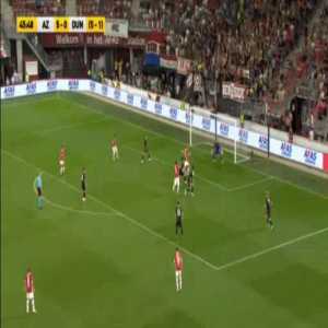 AZ Alkmaar 6-0 Dundee Utd [6-1 on agg.] - Dani de Wit 46'
