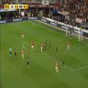 AZ Alkmaar 7-0 Dundee Utd [7-1 on agg.] - Mayckel Lahdo 74'