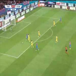 FCSB 1-0 Dunajská Streda [2-0 on agg.] - Andrei Ioan Cordea 28'