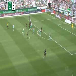 Werder Bremen 1-[1] Stuttgart - Wataru Endo 38' (Nice Goal)
