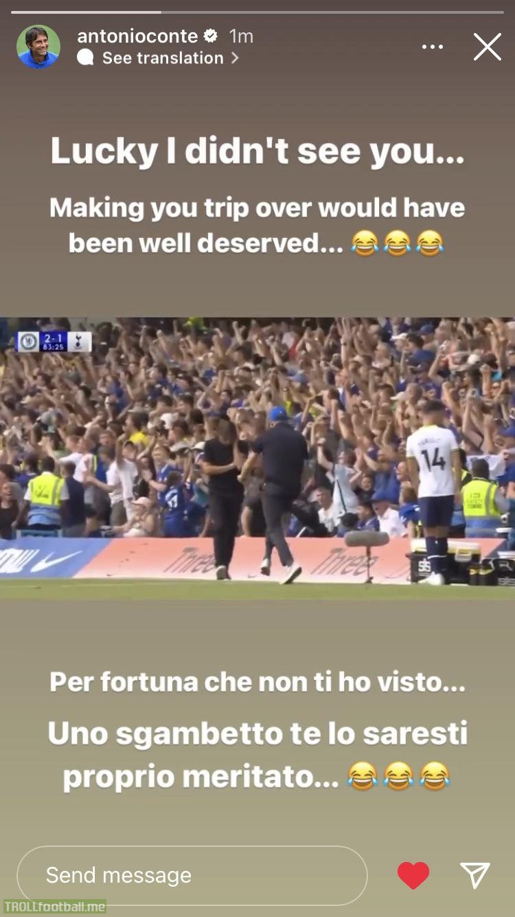CONTE JUST POSTED THIS
