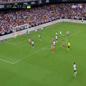 Valencia 0-1 Atlético Madrid - Antoine Griezmann 66'